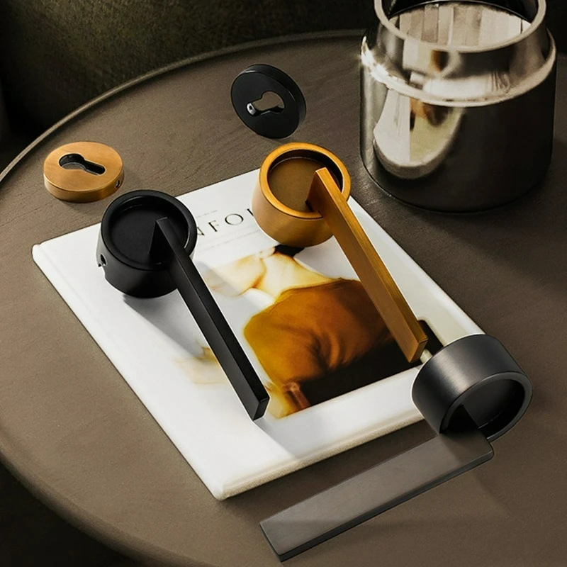 

Zinc Alloy Silent Split Minimalist Indoor Bedroom Minimalist Handle Lock