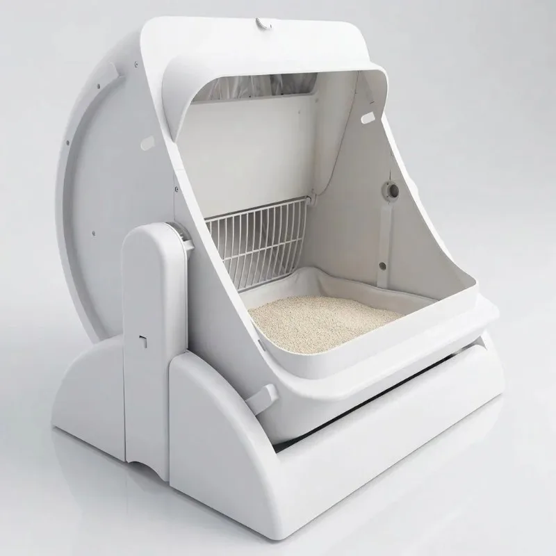 Cat litter new smart sandbox cleaning automatic electric semi-closed automatic toilet open