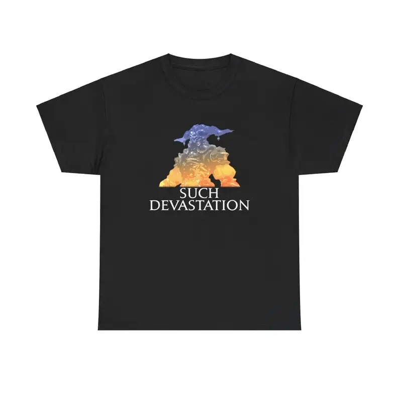 Such devastation FFXIV funny meme quote T-shirt