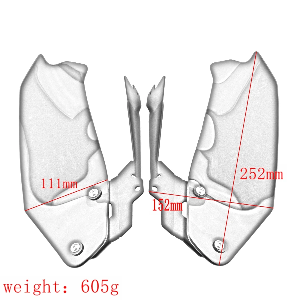 Motorcycle Wind Deflector Pair Windshield Handguard Side Panels Cover Protective Left Right For BMW F750GS F850GS 2018-2023