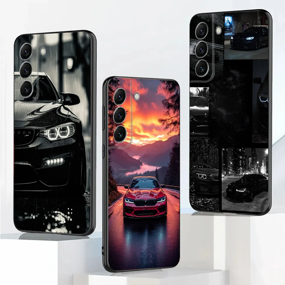 Bule Red Car B-BMW-S m5 Phone Case For Samsung Galaxy A20,A21s,A22,A31,A32,A52,A53,A72,73,A80,A91 Soft Black Cover