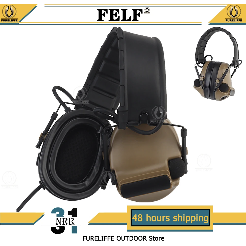 

Tactical Headset C5 Shooting Earmuffs Electronic Hearing Protection / Airsoft Shooting Headset