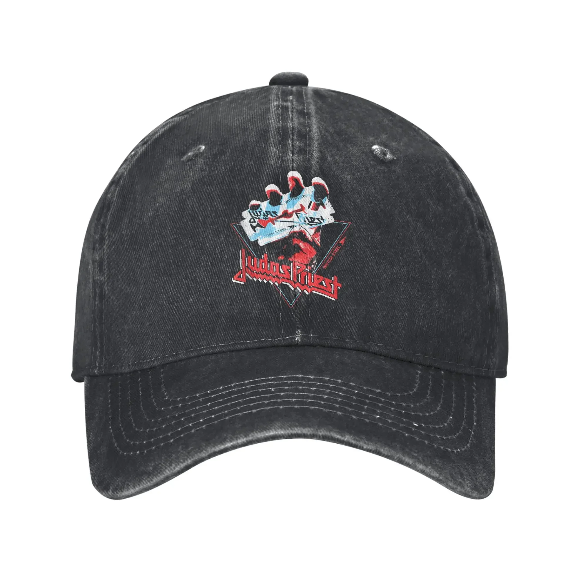 2026 Judas Priest British Steel Baseball Caps Men Women Distressed Cotton Headwear Graphic Picture Tank Outdoor Adjustable Hats
