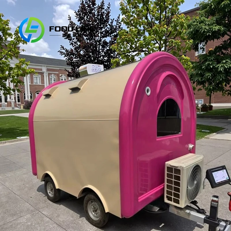 Fully Equipped 2025 Corn Mobile Food Trailer Kitchen Cart for Esquites Ice Cream Outdoor Restaurant Usage Customized