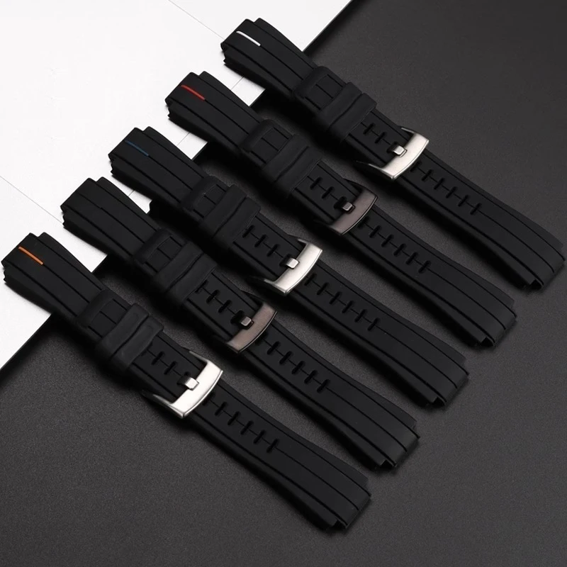 For Casio GA-2100 GM-2100 GA2100 Rubber Silicone Watch Strap W5600 GW-B5600 GW-M5610 Waterproof Sports Bracelet 16mm Wristband