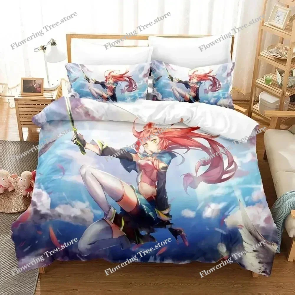 Anime Pixiv Fantasia Bedding Set Boys Girls Twin Queen Size Duvet Cover Pillowcase Bed Boys Adult Fashion Home Textileextile0299