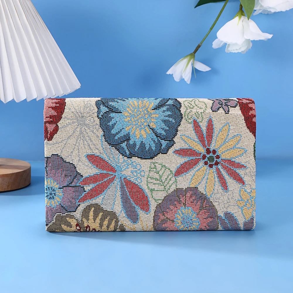 New vintage flower evening bag - unique design fashionable chain shoulder bag suitable for date wear and storage. image 4