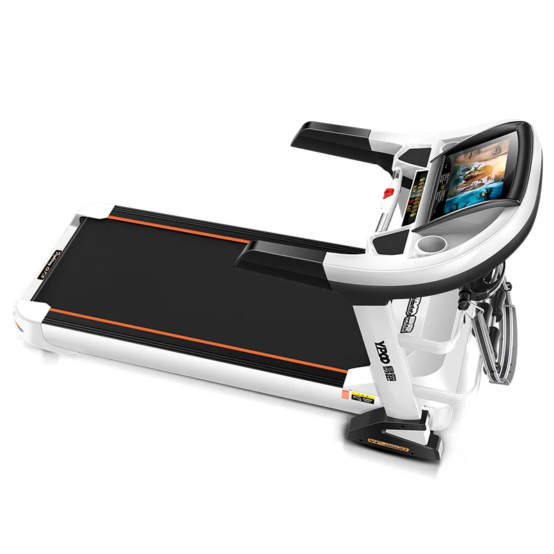 2025 Treadmill Home Fitness Treadmill With Tv Foldable Body Fit Large 52 CM Running Belt Best Treadmill Factory