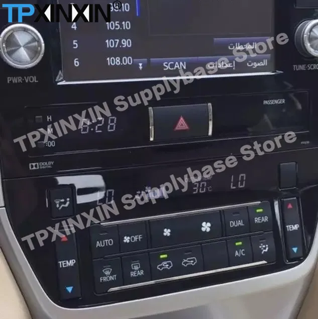 Air Conditioner For Toyota Land Cruiser LC200 2008 2009 2010 2011 2012 2013 2014 2015 2016-2020 2021 AC Panel Receiver Head Unit