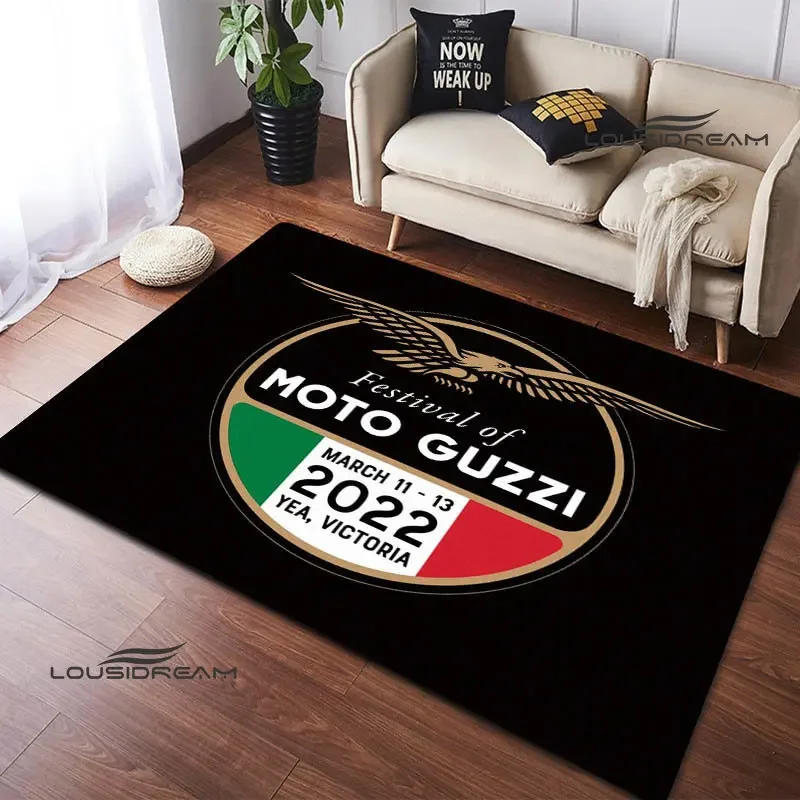 Guzzi-Tapis de moto Anime, Tapis d\'extérieur, Tapis non ald, Yoga, Virus, Décoration de chambre, Salon, Tapis de jeu