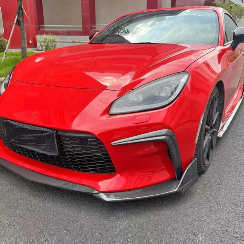 

Мастерская мудрости подходит для ToyotaGR86 BRZ, детали для модификации из углеродного волокна, стиль Toms, разделитель, подбородок, передняя губа, маленький Su