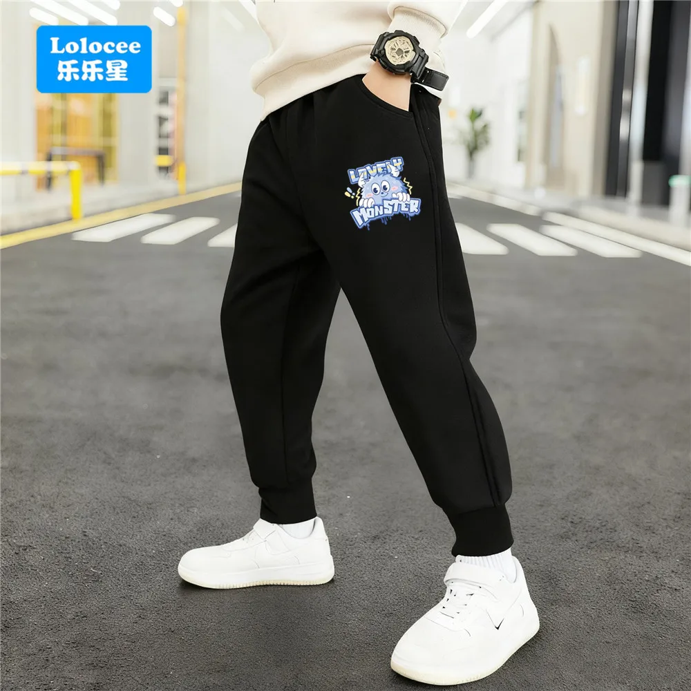 Jungen Sport Hosen Frühling Herbst Casual Hosen für Kinder Cartoon Print Kinder Schule Jogger Teenager Kleidung 3-14years GSLS1
