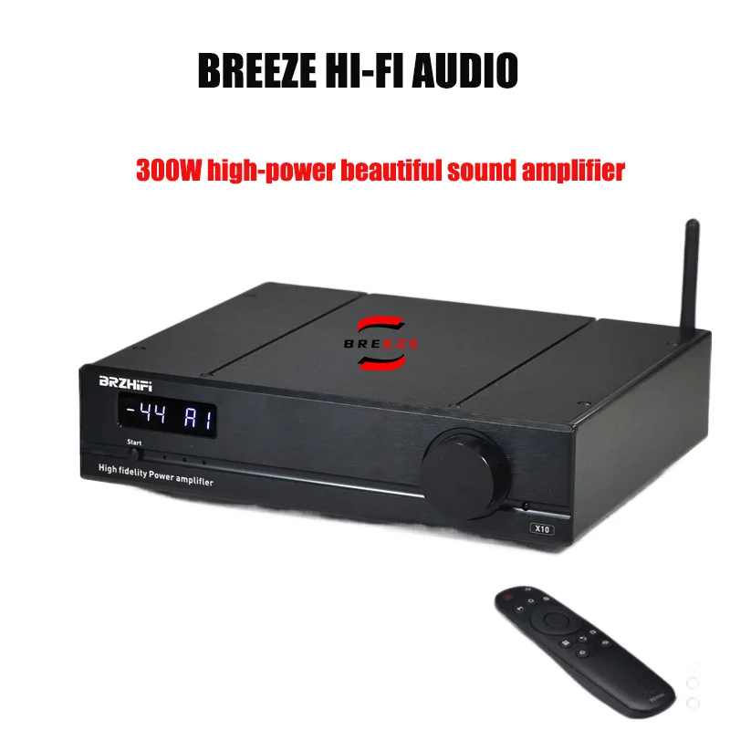 

BREEZE 2025 Latest High Fidelity Design TPA3255 High Power Home Fever Hifi Amplifier Heavy Bass HD Bluetooth X10