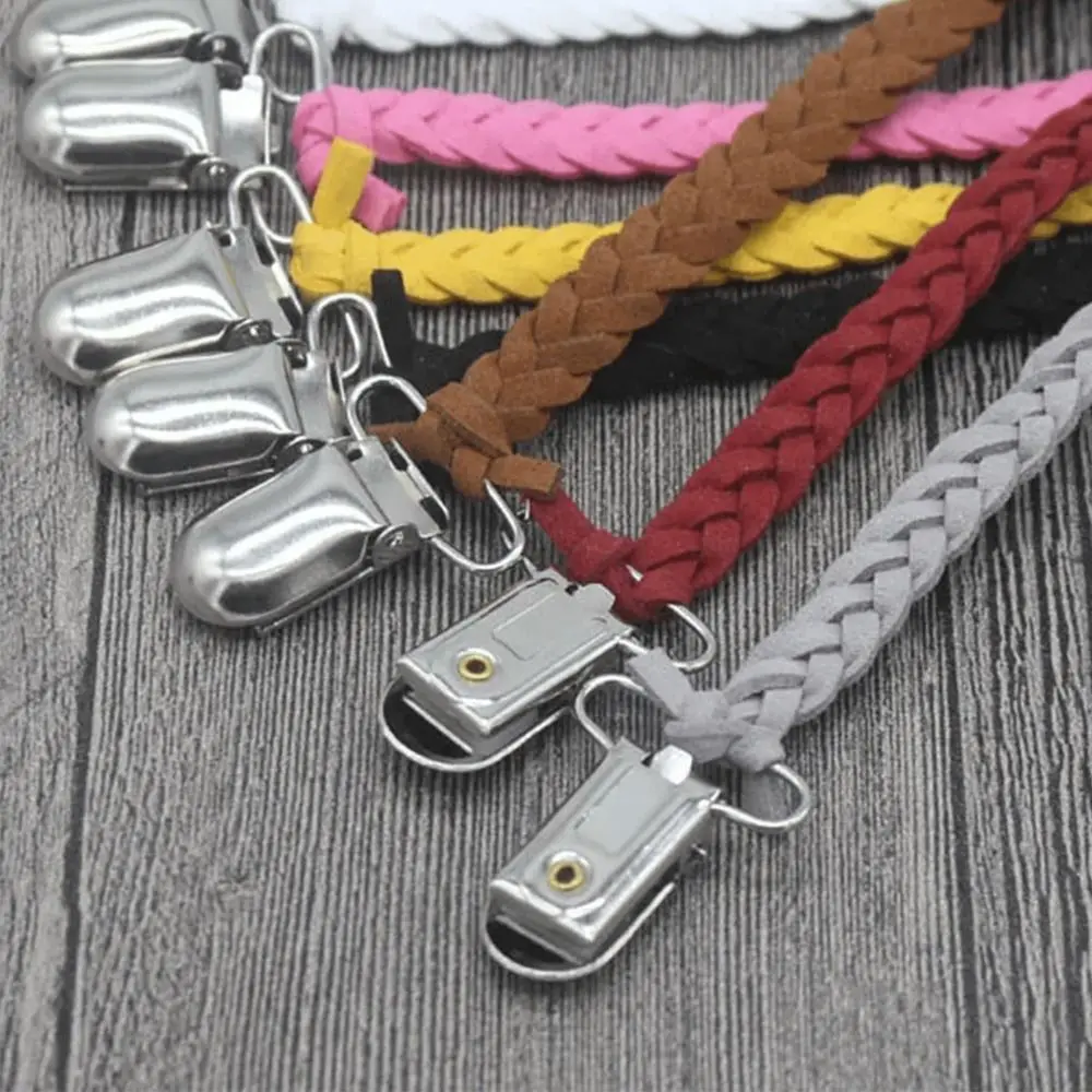 10pcs NEW Multi-functional Pacifier Holder DIY Non-slip Metal Clip Rust-proof Toy Holder Baby Supplies