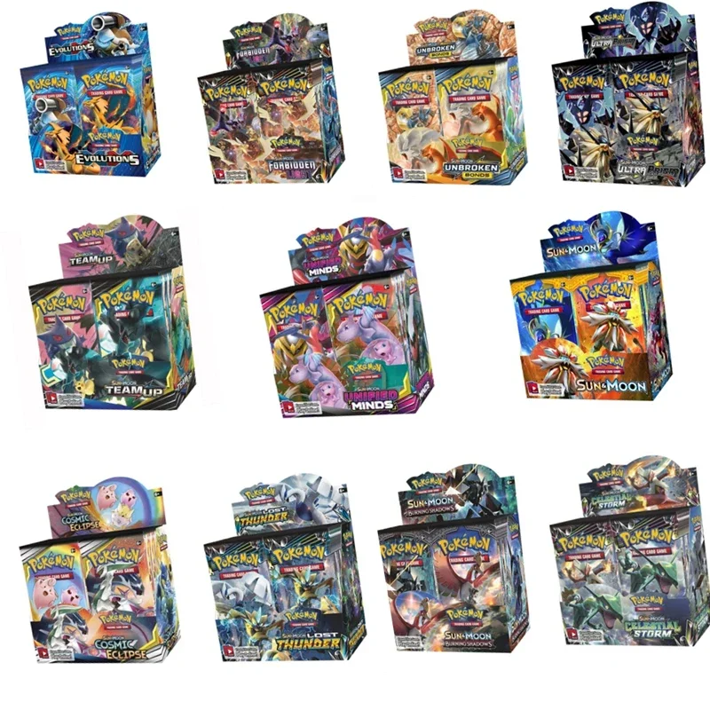 Pokemon Card TCG Evolutions Chilling Reign Sealed Shining Fates Booster Box English Collectible Trading Game Card Toy Kids Gift