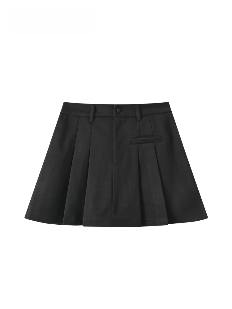 

CaraCLUB: Новая модная женская шерстяная юбка в клетку больших размеров для осени и зимы, повседневная, для фигуры типа «груша», с эффектом похудения