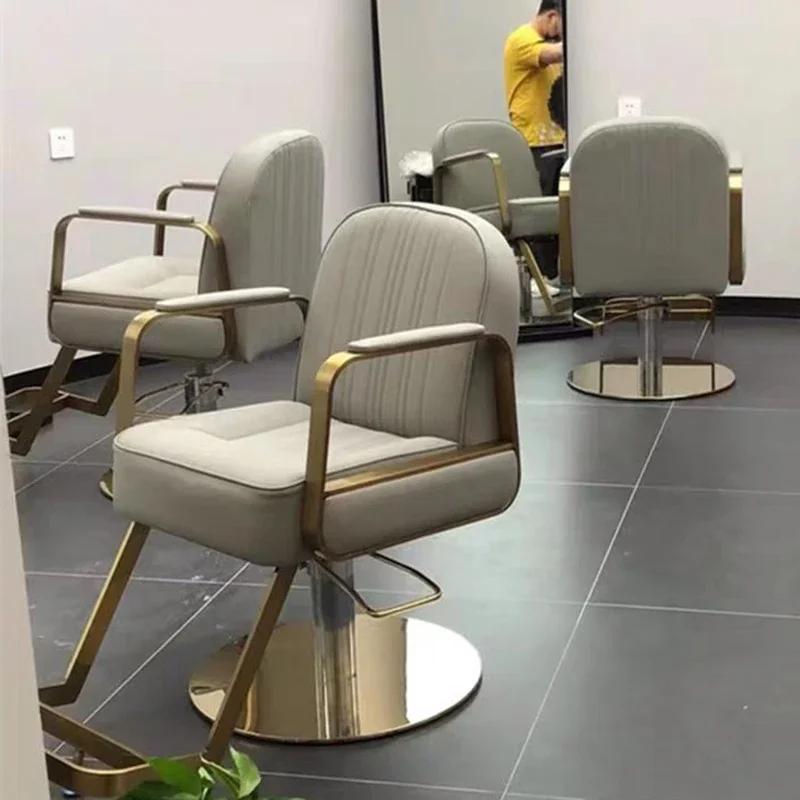 Comfy Barber Chair Adults Backrest Hairstylist Premium Barber Chair Trendy Beauty Protector Silla De Barbero Salon Furniture