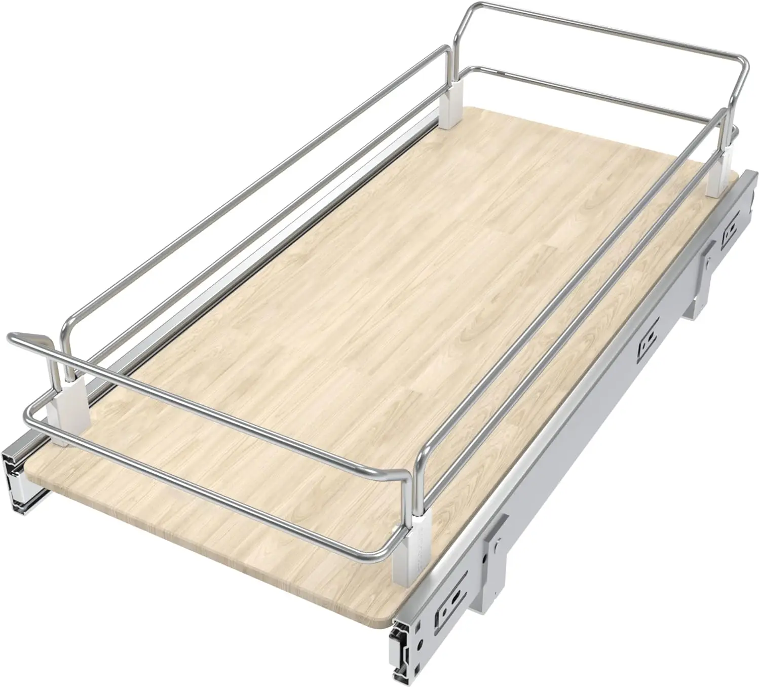 

Pull Out Cabinet Organizer 11"W x 22"D Slide Out Drawer Heavy Duty Storage