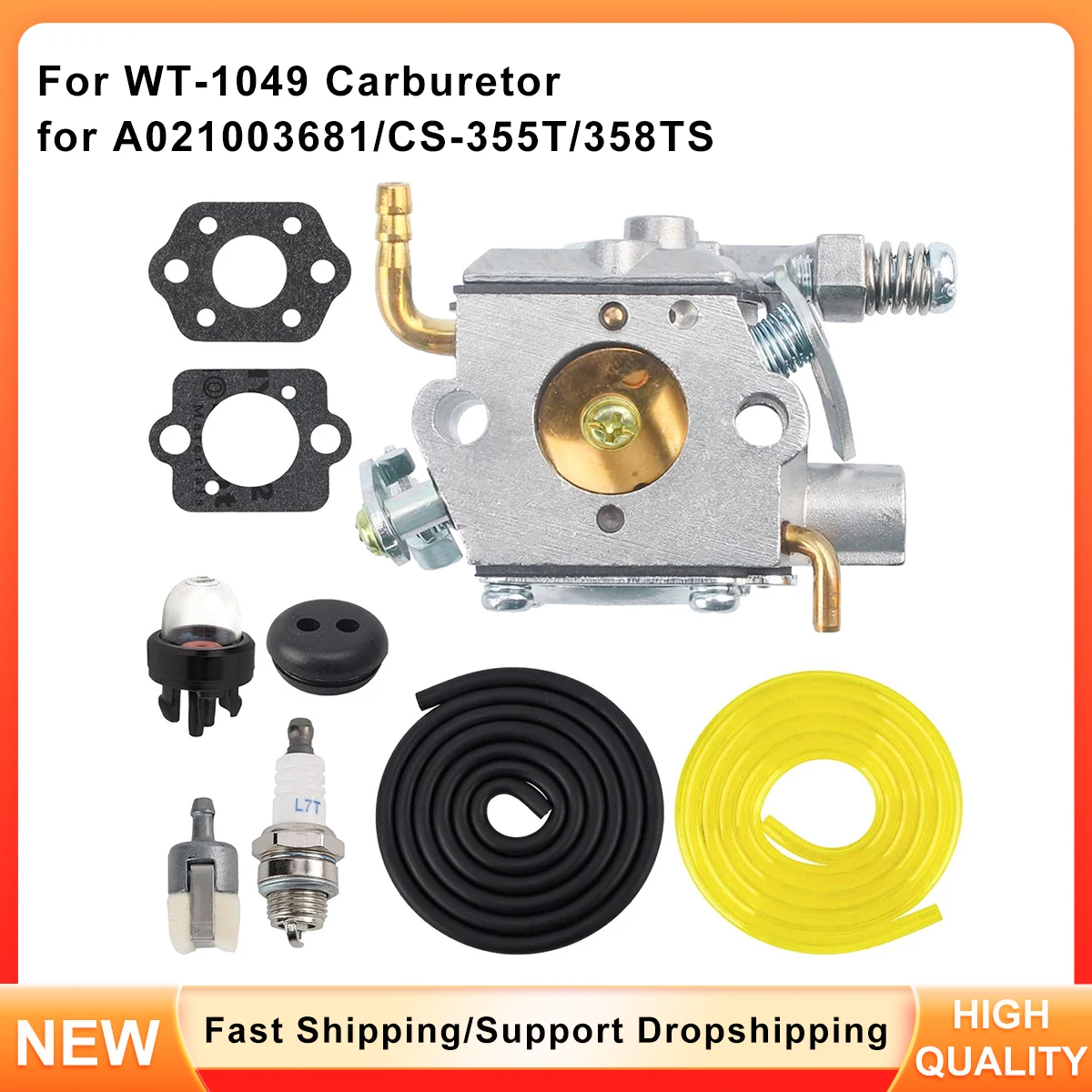

Replacement Carburetor Kit for Echo CS-355T 358TS Chainsaw - OEM A021003681 / WT-1049