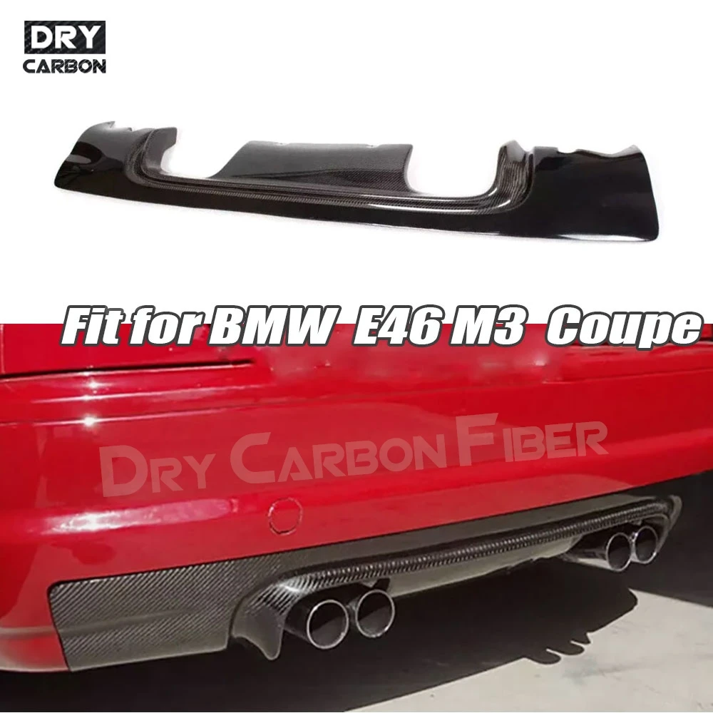 

Replacement Carbon Fiber Rear Bumper Diffuser Lip Spoiler for BMW E46 M3 Coupe 2000 - 2006 Car Tuning Parts Trim