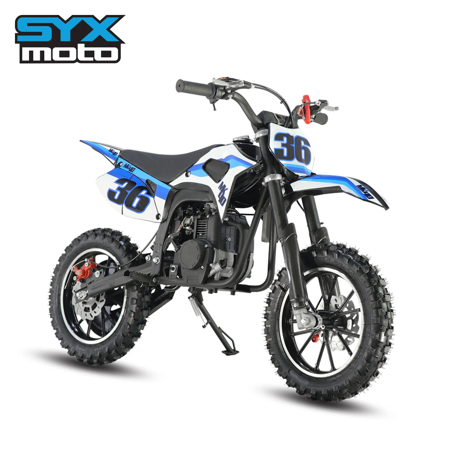 SYX MOTO 40cc Dirt Bike for Kids 4-Stroke Gas Powered Mini Pit Bike Off Road Motorcycle Gift for Children Motorcycle Dirt Bike