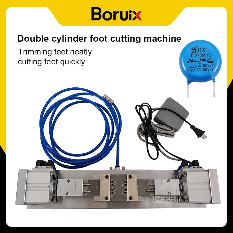 

Малогабаритный пневматический станок для формовки, резки и вытяжки магнитных колец, двухцилиндровый, для электронных компонентов и конденсаторов