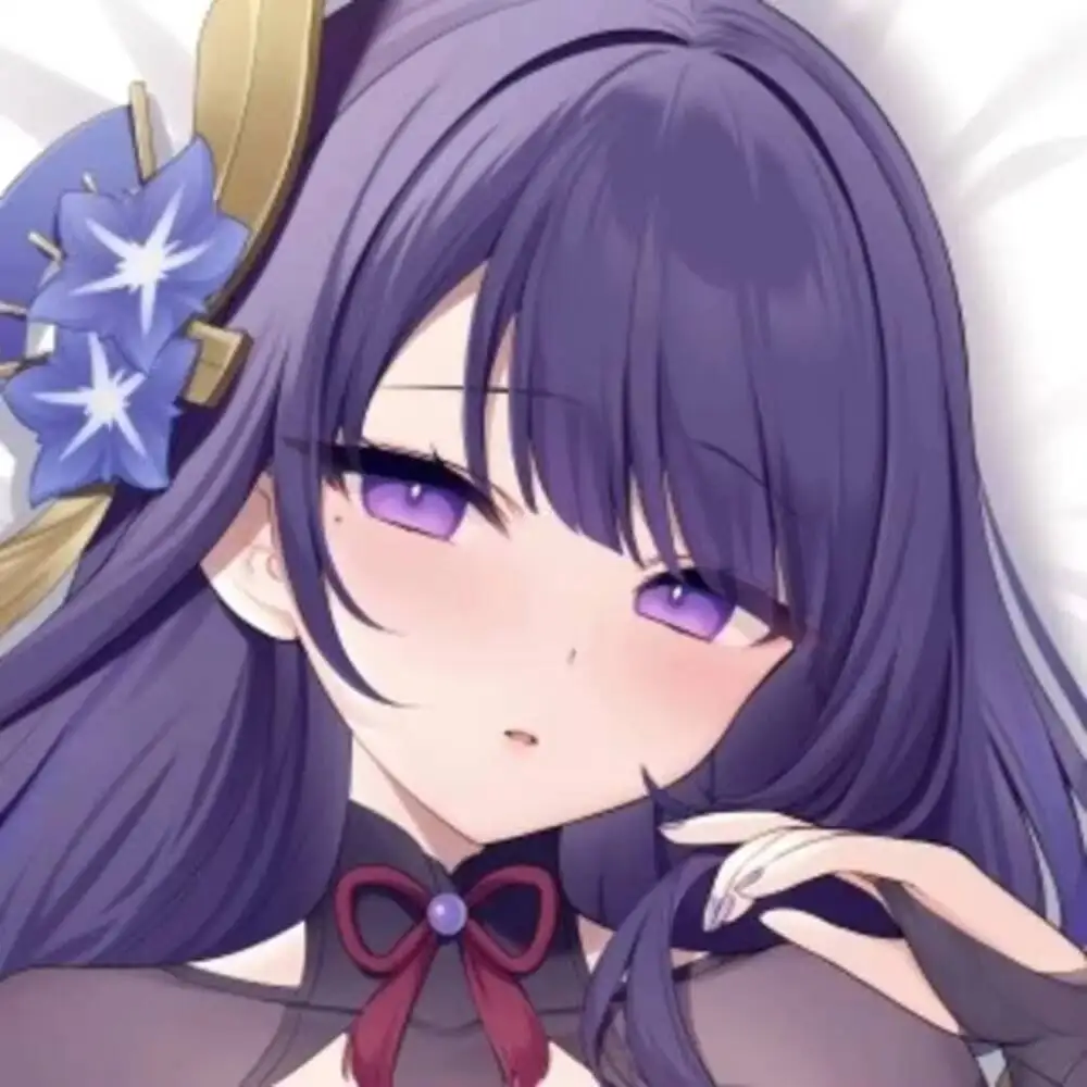 

Аниме наволочка Genshin Impact Raiden Shogun сексуальная подушка Dakimakura для подарков для кровати SS