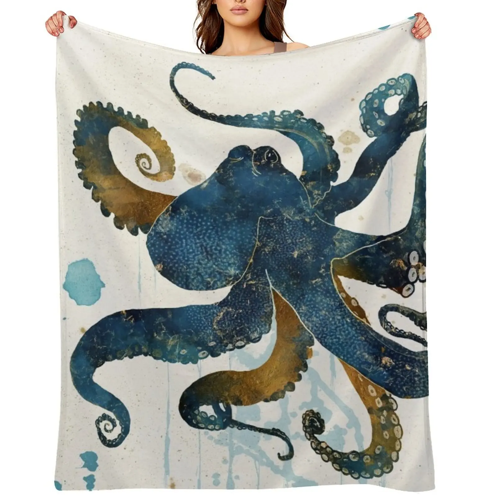 

Underwater Dream III Throw Blanket Cute Plaid manga Sofa Baby Blankets