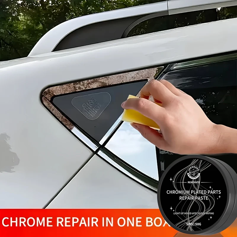 Cera universal para pulir y reparar arañazos y óxido en llantas metálicas de coche, pasta reparadora antioxido para oxidación de metal de coche, pulido de llantas