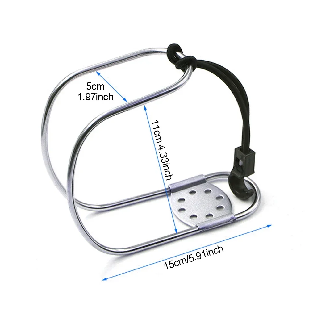 Boat Marine Lifebuoy Ring Horseshoe Bracket Hardware Boat Life Buoy Holder Adjustable Swimming Ring Brackets Rustproof for Yacht