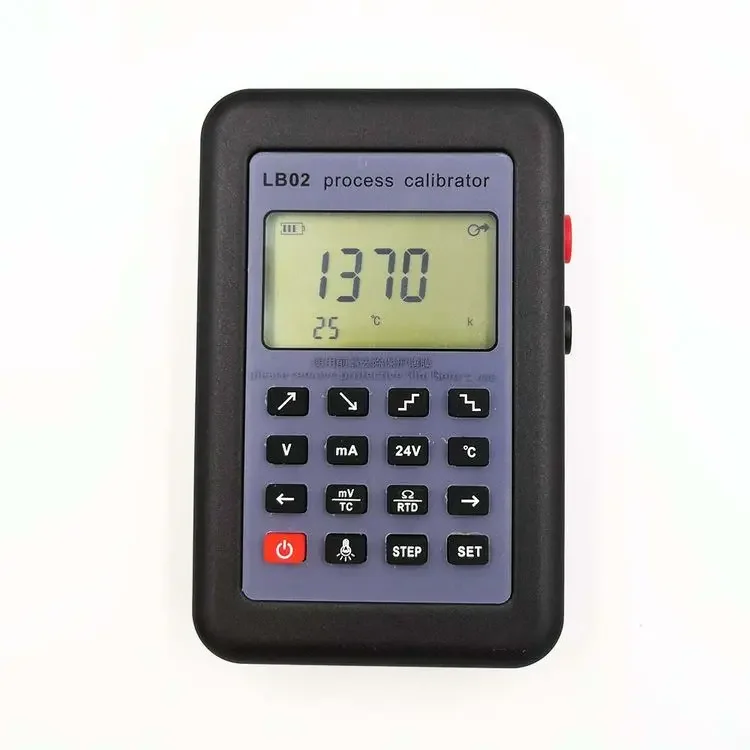 High Precision LB02 Process Calibrator Multifunction Signal Generator 24V 4-20mA Loop Simulator Temperature Calibrator