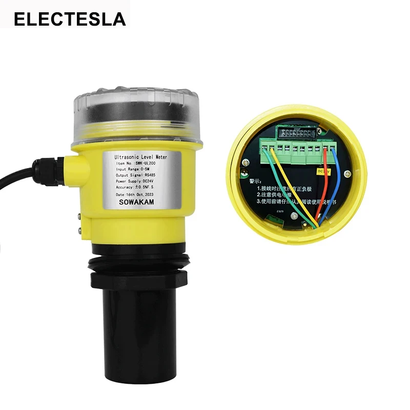 Imagem -04 - Sensor Ultrassônico do Tanque de Água Transmissor do Nível 3m 5m 10m Transmissor do Nível 420ma