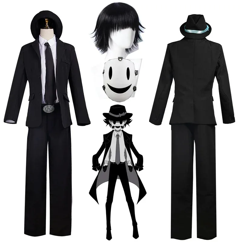 

Anime High Rise Invasion Sniper Mask Cosplay Costume Tenkuu Shinpan Role Play Suit Hat Wigs Uniform Accessories Halloween Gifts