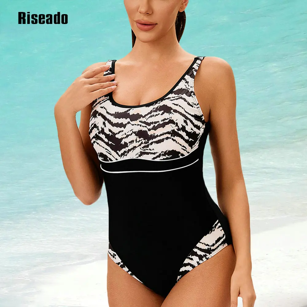 Womens One Piece Swimsuit Athletic Bathing Suits Training Sport Swimwear for Woman