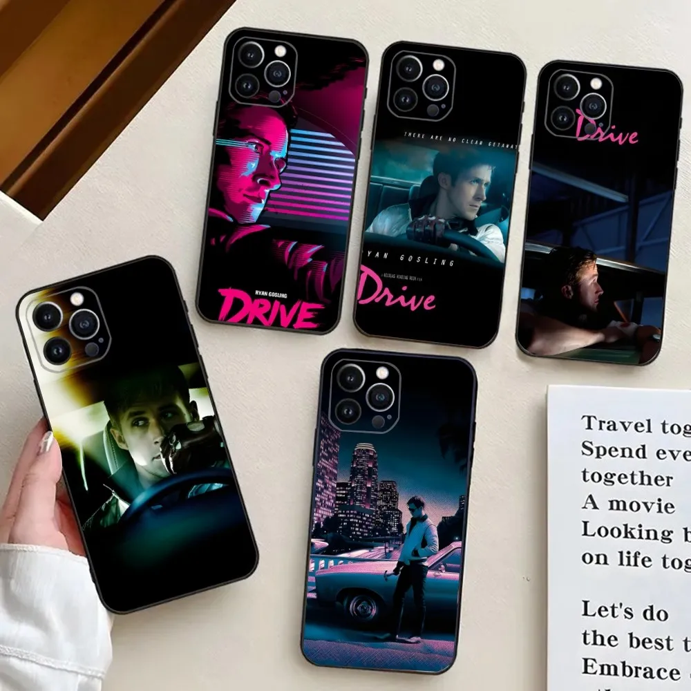 Film Drive Ryan Gosling Phone Case For iPhone 15,14,13,12,11,Plus,Pro Max,XS,X,XR,SE,Mini,8,7 Soft Silicone Cover