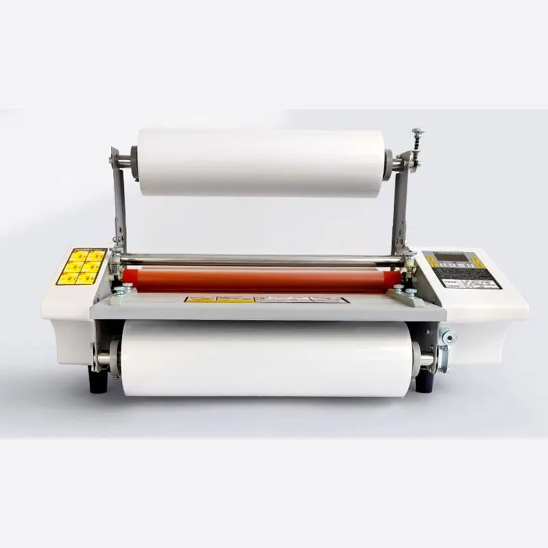 

I350T A3+ Four Rollers Laminator Hot Roll Laminator, High-End Speed Regulation Laminating Machine Thermal Laminator