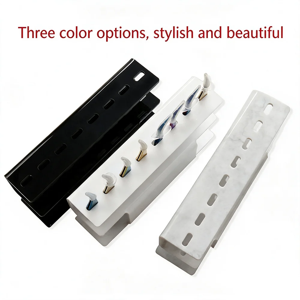 Eyelash Extension Tweezers Holder Acrylic Display Stand 8-Slot Large Capacity Organizer