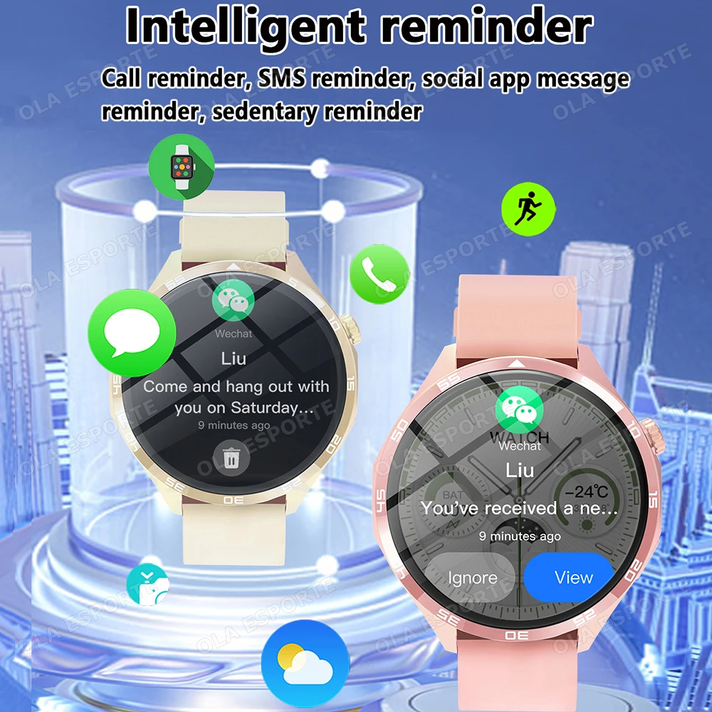 2026 جديد نظام تحديد المواقع المسار ساعة ذكية الرجال AMOLED شاشة NFC BT دعوة مقاوم للماء النوم مراقبة الصحة رجل الساعات الذكية لنظام أندرويد IOS