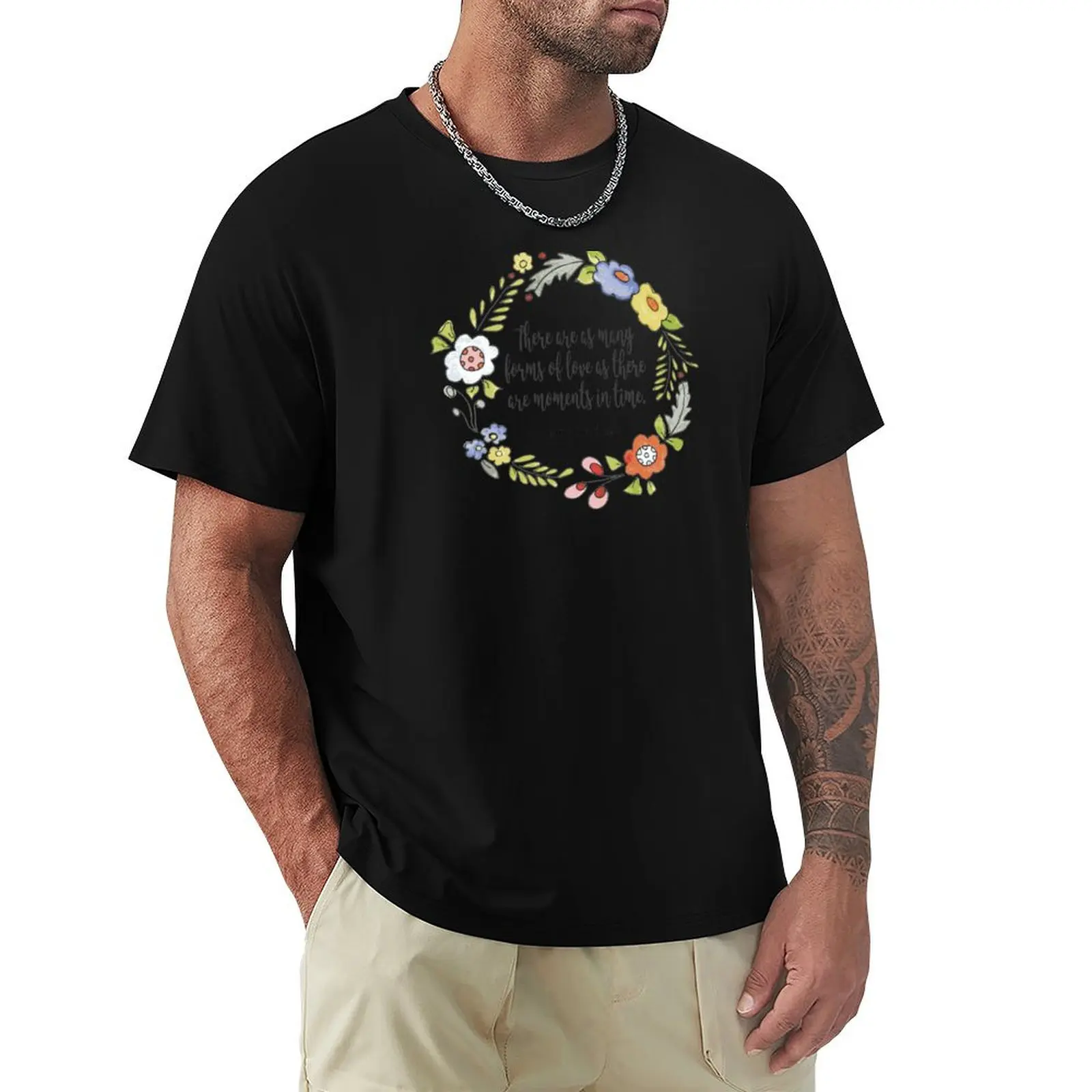 

Jane Austen Quote - Many Forms of Love - Literary Quotes T-Shirt Ultra Soft Breathable Tee Top