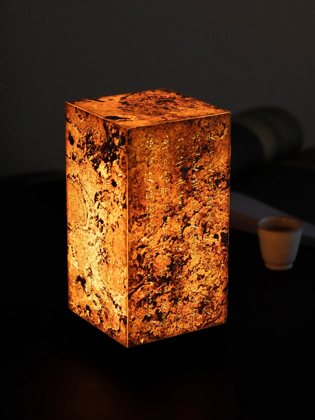 

New Chinese Style Zen Decorative Lamp Tea Room Study Decoration Scented Candle Holder Ancient Beauty High End Gift