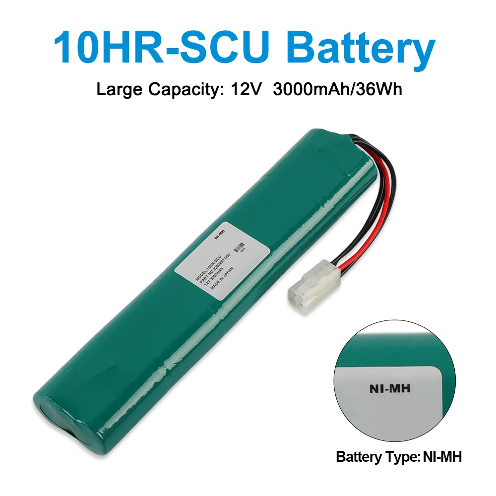 KingSener 10HR-SCU Battery For Medtronic Lifepak 20 Defibrillator/Monitor Battery 11141-000068 14200330 3200497-000 3200497-001