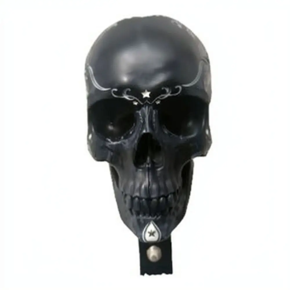 Unique Skull Helmet Rack Resin Wall Hanger Practical Organizer For Motorcycle Gear Display Garage Home Decor