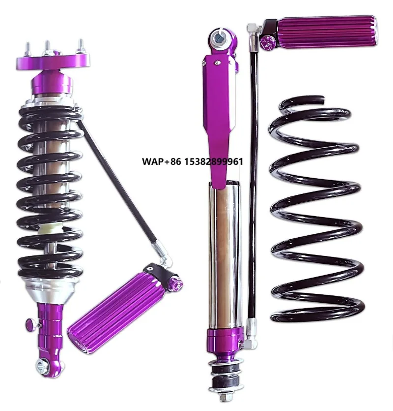 Custom High Quality Coil Spring Mono-Tube 30 Steps Adjustable Off Road Coilovers Shock Absorber for