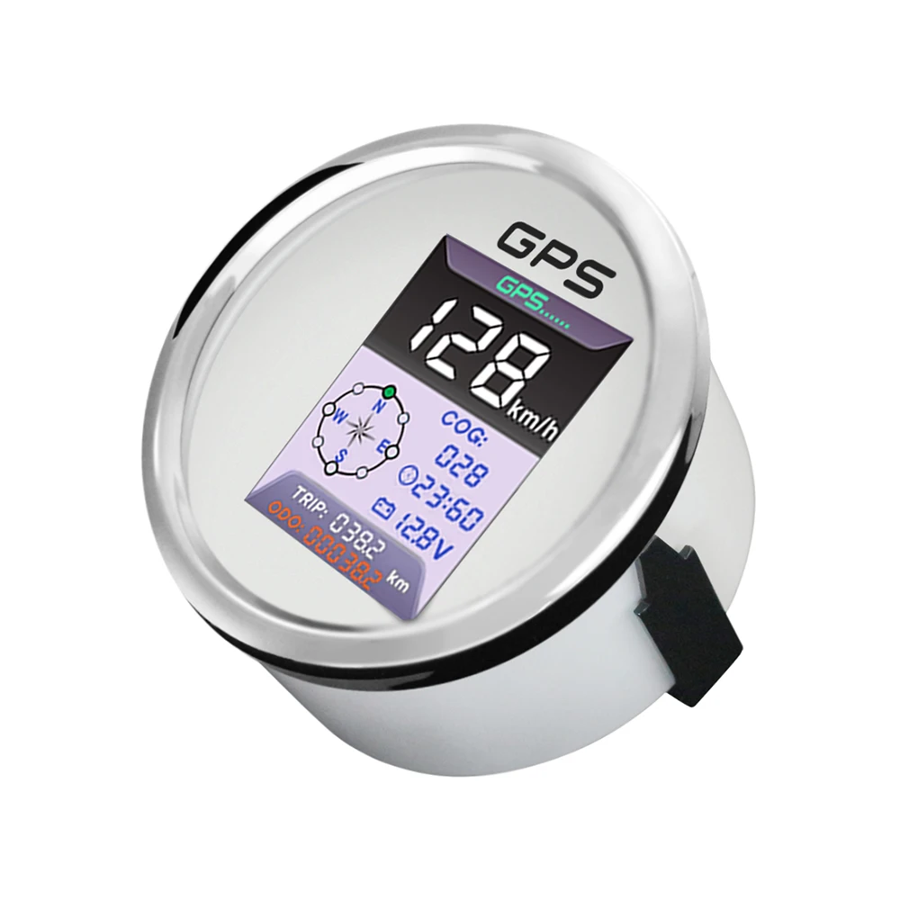 

ELING 85 мм GPS спидометр 3 в 1 Многофункциональный набор манометров с 24-часовым вольтметром для лодки, грузовика, авто 12 В 24 В