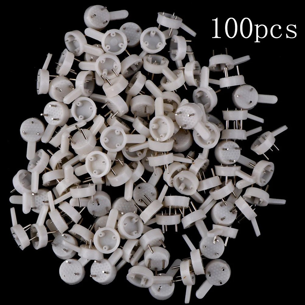 100pcs White Plastic Invisible Wall Mount Photo Picture Frame Nail Hook Hanger Hard Picture Frame Wall Hooks For Photos