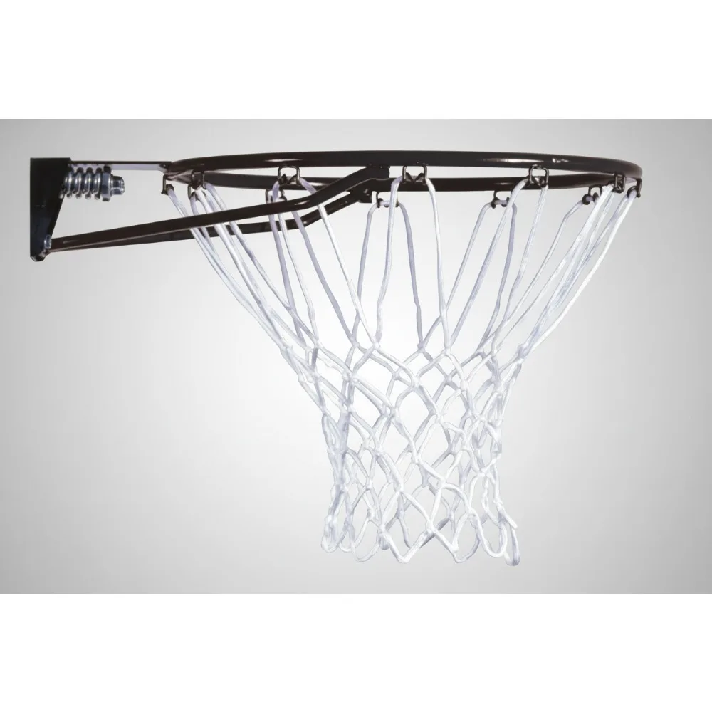 حافة كرة السلة Slam Dunk شديدة التحمل مقاس 18 بوصة مع شبكة مناسبة لجميع الأحوال الجوية - هيكل فولاذي صلب للملاعب الخارجية #1