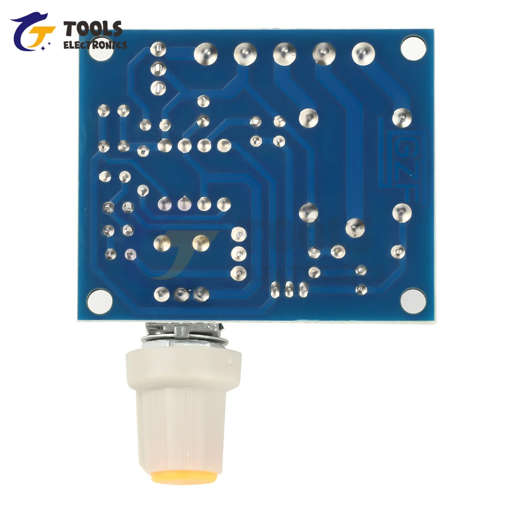 Frequency Adjustable Switch Relay 10A with Motor Forward/Reverse Function Mixed Frequency Strobe Controller for Flasher