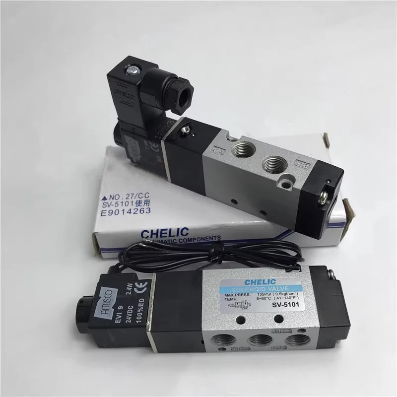 

CHELIC Solenoid Valve SV-6102 SV5101 SV5201 SV6202 AC220V DC24V