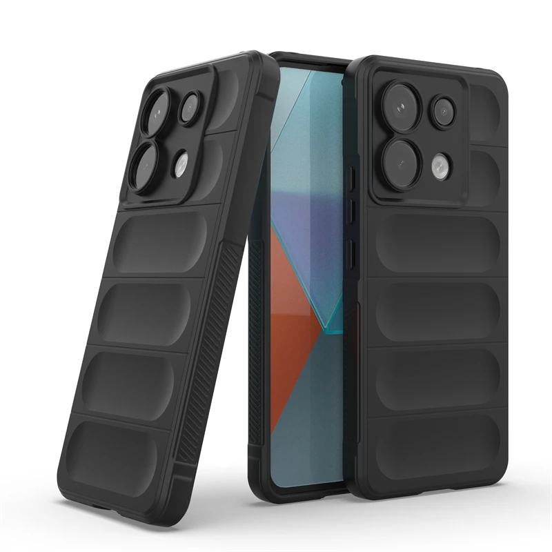 For Poco X6 5G Case Cover Xiaomi Poco X6 Pro 5G Capas Shockproof Colour Back Lens Protective Bumper Soft TPU Fundas Poco X6 5G image 3