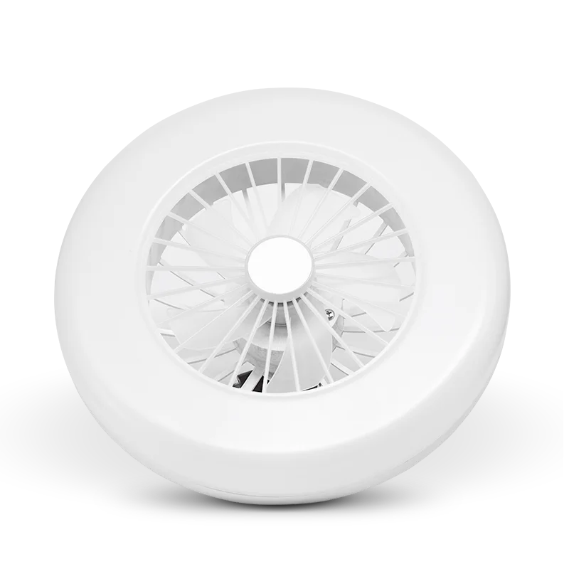 LED Ceiling Lamp Built-in Fan E27 Wireless Connection Ceiling Fan With Clear Living Room Can Hang Line